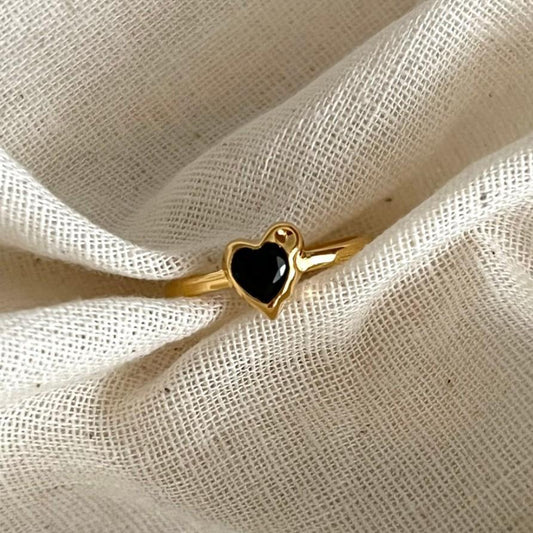 Heart Gemstone Ring