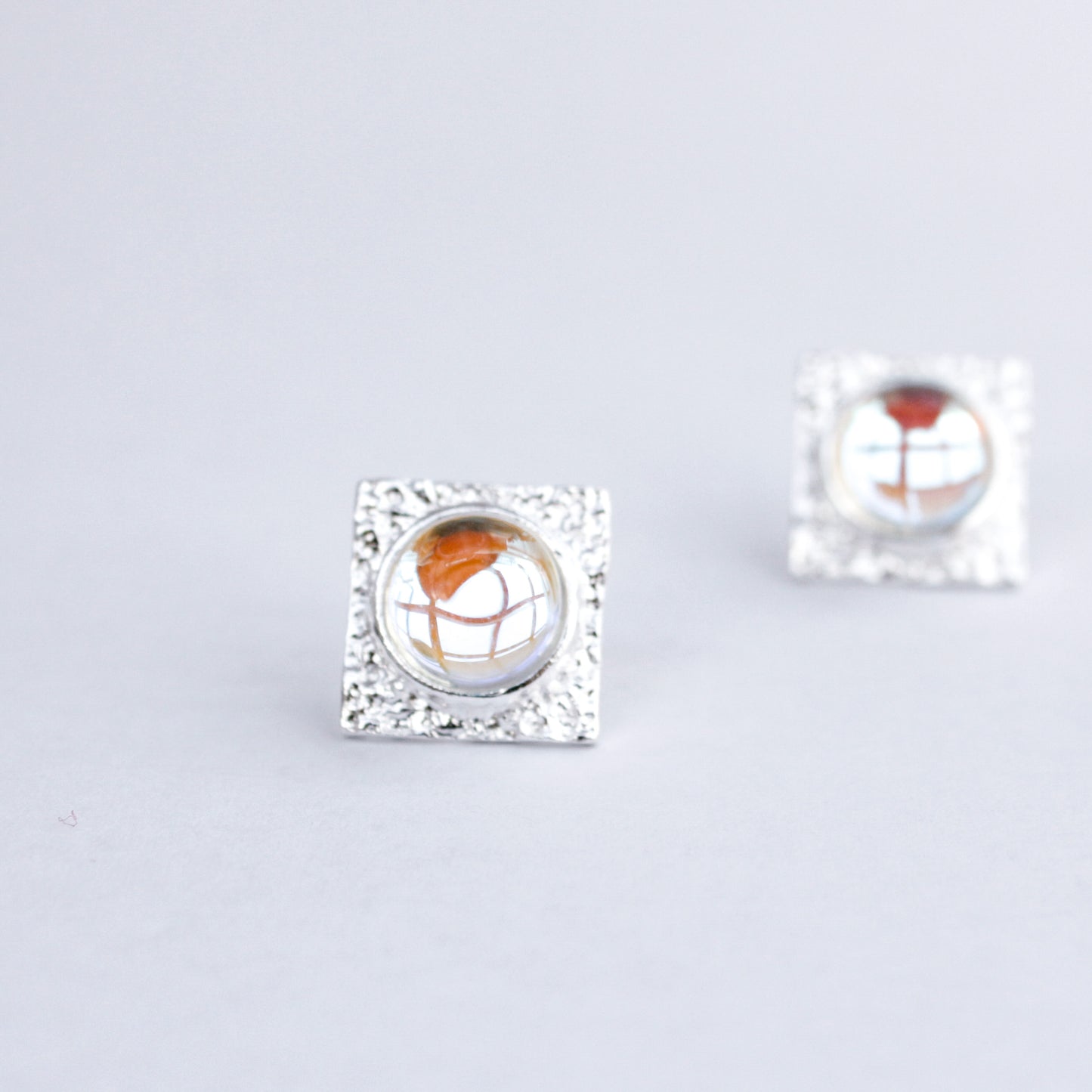 Moonstone Studs