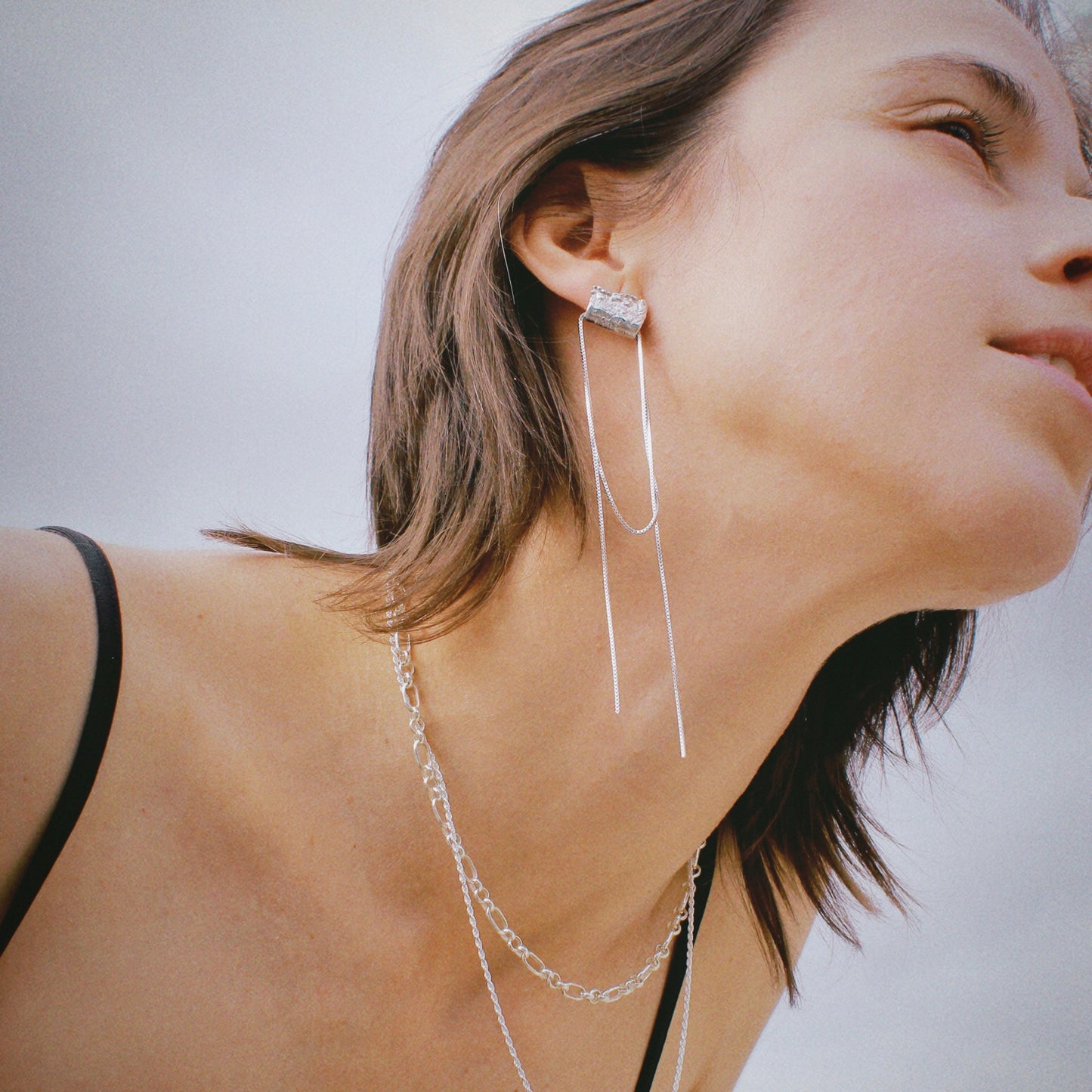 Asymmetric Fringe Studs