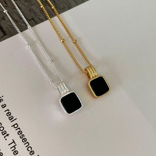 Square Pendant Necklace