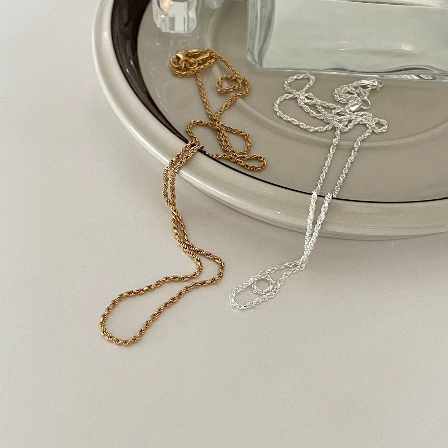 Slim Rope Chain Necklace