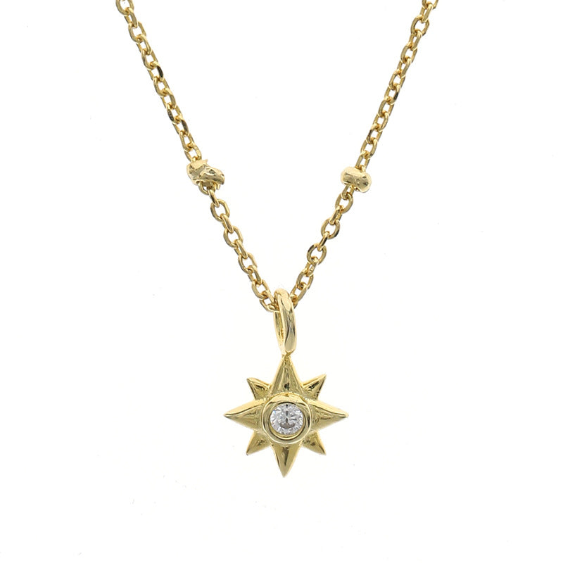 Eight-pointed star Necklace